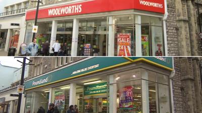 How Woolworths closed and is now Poundland