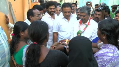 Political candidate Nandan Nilekani