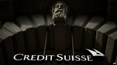 Credit Suisse sign