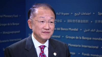 World Bank president Jim Yong Kim