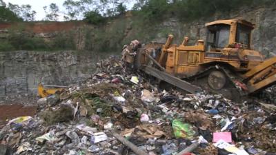 Landfill site in Ghana