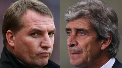 Brendan Rodgers and Manuel Pellegrini