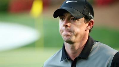 Rory McIlroy had a tough second day at Augusta