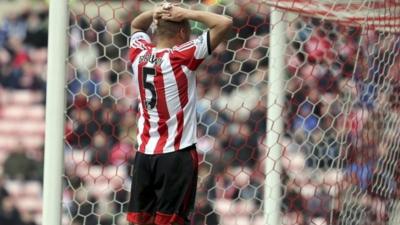 Wes Brown's own goal condemned Sunderland to a home defeat against Everton