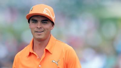 Masters 2014: Ricky Fowler's great putt from off the green