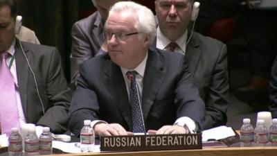 Russian Ambassador to the UN Vitaly Churkin