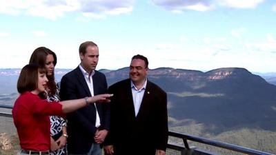 Kate and William at Echo Point