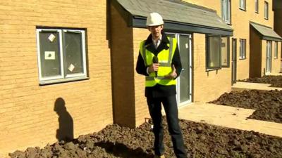 Ben Thompson on building site