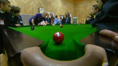 A snooker lesson
