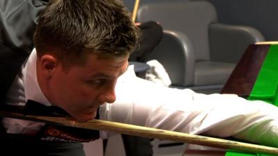 World Snooker Championship: Ryan Day makes 130 break in round one