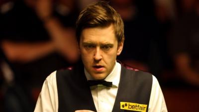 Ricky Walden hits the highest break of the World Snooker Championships so far with 137 in the second round against Kyren Wilson.