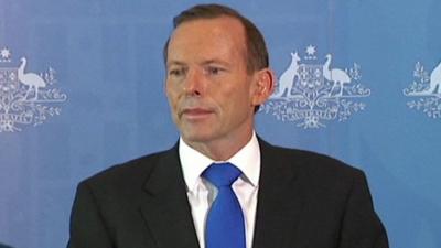 Australia's Prime Minister Tony Abbott