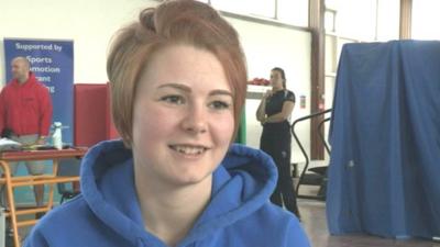 Weightlifter Sophie Smyth