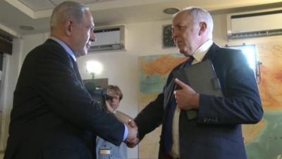 Benjamin Netanyahu and Jeremy Bowen