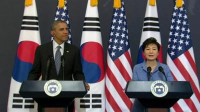 President Barack Obama and President Park Geun-hye