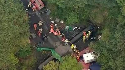 Rescuers at Gleision mine