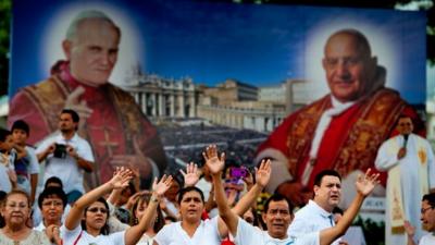 John Paul II and John XXIII