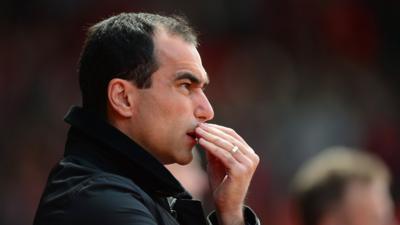 Everton boss Roberto Martinez