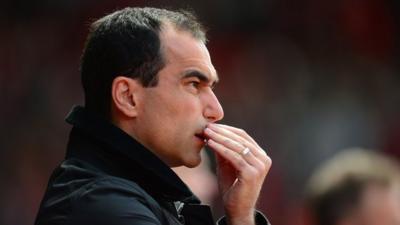 Everton boss Roberto Martinez