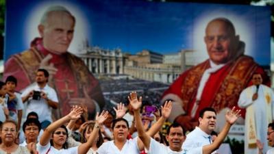 John Paul II and John XXIII