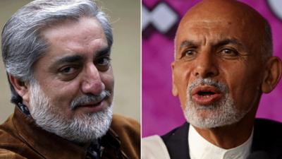 Abdullah Abdullah and Ashraf Ghani