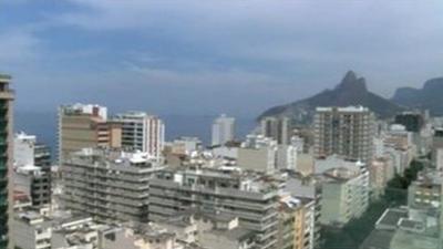 A view of the housing in Rio de Janerio