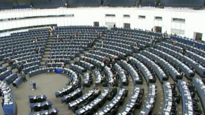 European Parliament in Brussels