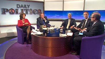 Jo Coburn, Andrew Neil, Alan Duncan, Jim Murphy and Nick Robinson