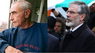 Brendan Hughes and Gerry Adams