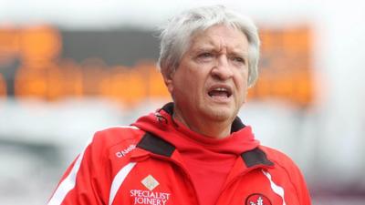 Derry manager Brian McIver