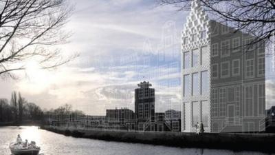 Artists impression of the canal house