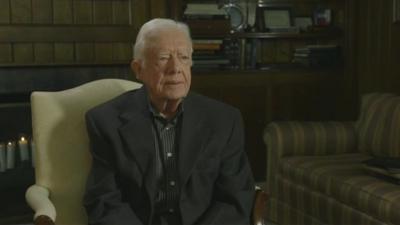 Former US president Jimmy Carter