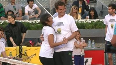 Cristina Pedroche and Andy Murray