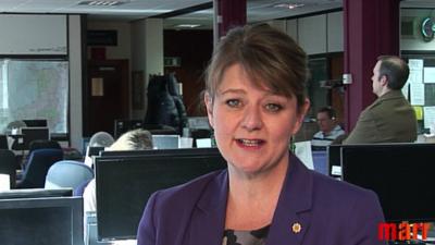 Leader of Plaid Cymru Leanne Wood on The Andrew Marr Show