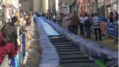 Giant slide, Park St, Bristol