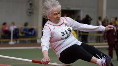 Olga Koltelko - jumping for a world record