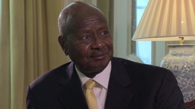 Ugandan President Yoweri Museveni