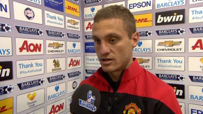 Manchester United captain Nemanja Vidic