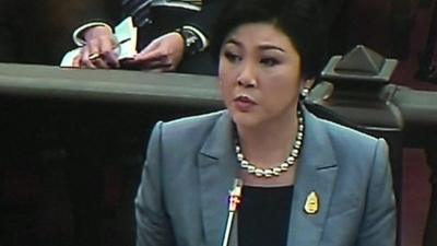 Yingluck Shinawatra in court