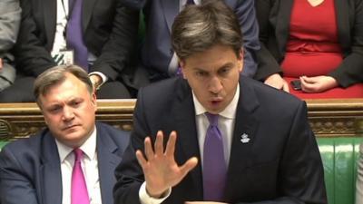 Ed Miliband at PMQs