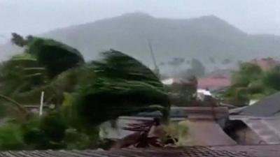 Typhoon in the Philippines