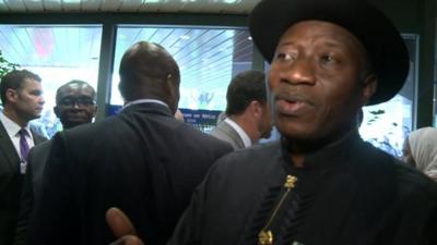 President Goodluck Jonathan