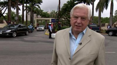 John Simpson in Abuja