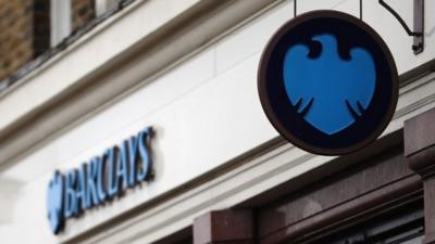 Barclays bank sign