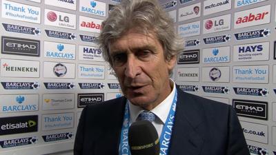 Manchester City boss Manuel Pellegrini