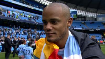 Manchester City captain Vincent Kompany