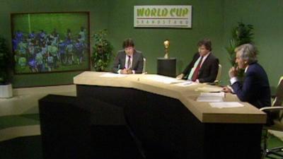 1986 World Cup - England v Argentina: Pundits on handball