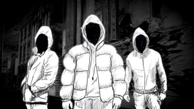 Animated image of a gang