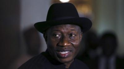 Goodluck Jonathan, file pic