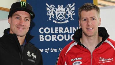 North West 200 riders Josh Brookes and Ian Hutchinson